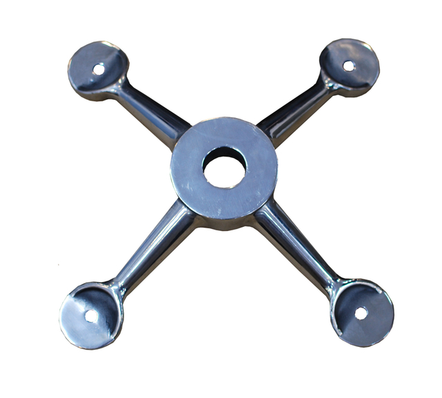 Baldachinspinnen aus rostfreiem Stahl/Vierarm-Glaswandspiner
